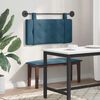 vidaXL H&auml;ngevorderseite Wandmontiert Blau 100 x 55 x 5 cm Samt