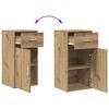 vidaXL Sideboard mit Schubladen Artisan-Eiche 38 x 34 x 75 cm