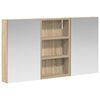 vidaXL Badezimmerschrank-Set 3 stk. 90 x 10,5 x 50 cm Holzwerkstoff