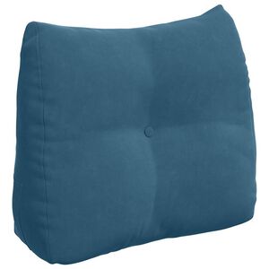 vidaXL R&uuml;cken Kissen Blau 60 x 24 x 50 cm Samt