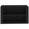 vidaXL Schuhregal Schwarz 75x35x45 cm Holzwerkstoff