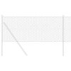 vidaXL Hexagonzaun Grau 0,6 x 25 m PVC