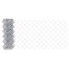 vidaXL Zaunpfosten Silber 10 x 0,6 m (60 x 60 mm Maschen) Stahl