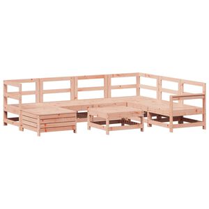 vidaXL 8-tlg. Garten-Sofagarnitur Massivholz Douglasie