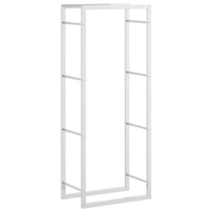 vidaXL Brennholzregal 50x28x132 cm Edelstahl