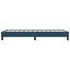vidaXL Bettgestell ohne Matratze Dunkelblau 90x220 cm Samt