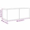 vidaXL TV-Schrankset Wandmontiert 6 pcs Altholz Holzwerkstoff