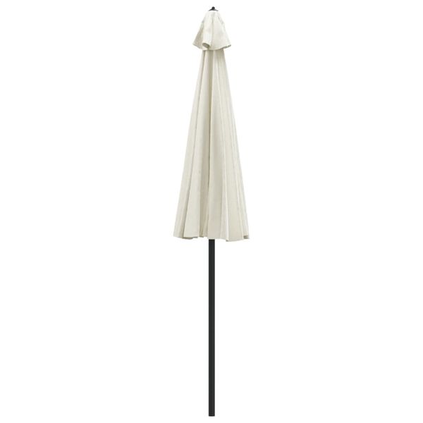 vidaXL Sonnenschirm mit Aluminium-Mast 270 cm Sandwei&szlig;