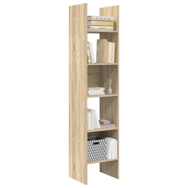 vidaXL B&uuml;cherregal Sonoma-Eiche 40x35x180 cm Holzwerkstoff