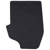 vidaXL Autofu&szlig;matte 3 pcs Schwarz Gummi