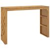 vidaXL Konsolentisch 110x35x75 cm Massivholz Teak