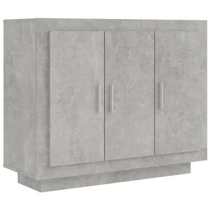 vidaXL Sideboard Betongrau 92x35x75 cm Holzwerkstoff