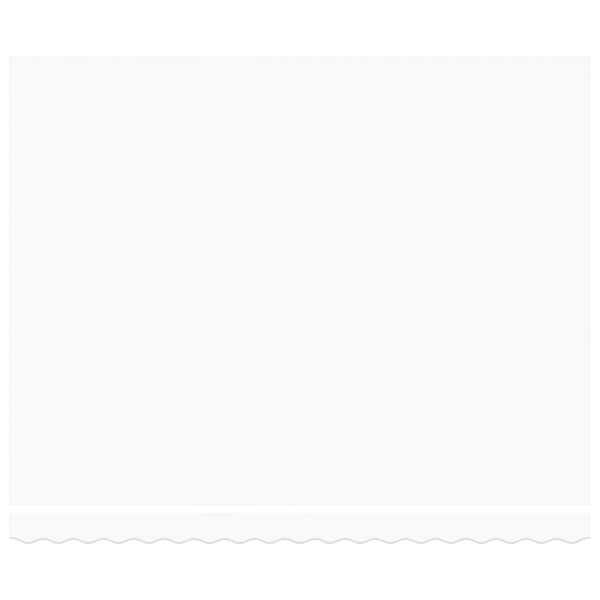 vidaXL Markise Wei&szlig; 400 x 300 x 165 cm Polyester und Aluminium