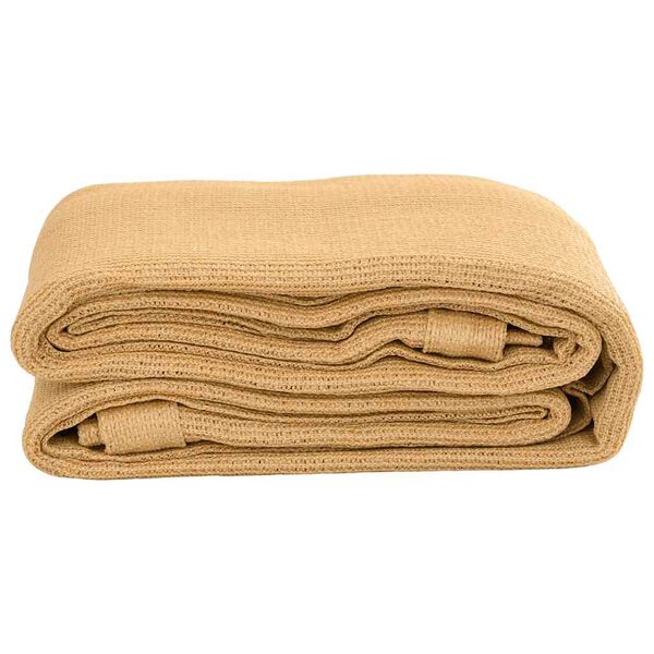vidaXL Zeltteppich Sandfarbe 250x350 cm HDPE