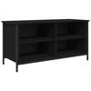 vidaXL TV-Schr&auml;nk Schwarz Eichen-Optik 100 x 40 x 50 cm Holzwerkstoff