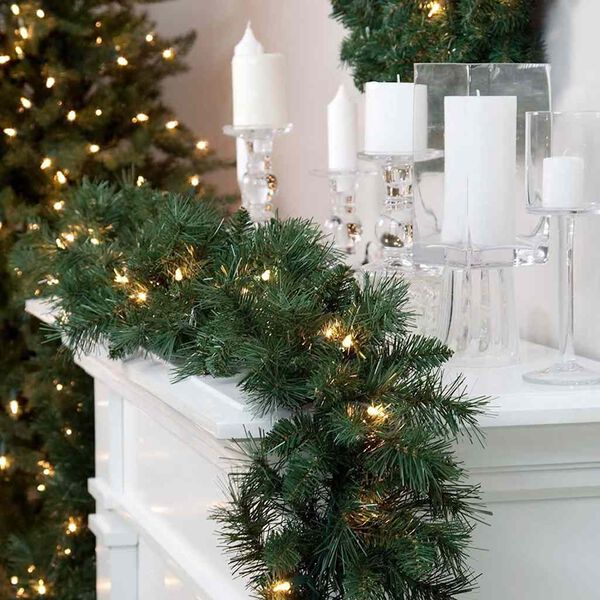 Ambiance Weihnachtsgirlande mit 30 LEDs 270 cm