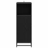 vidaXL Badezimmerm&ouml;bel-Set Schwarz Eichen-Optik 35 x 37,5 x 100 cm