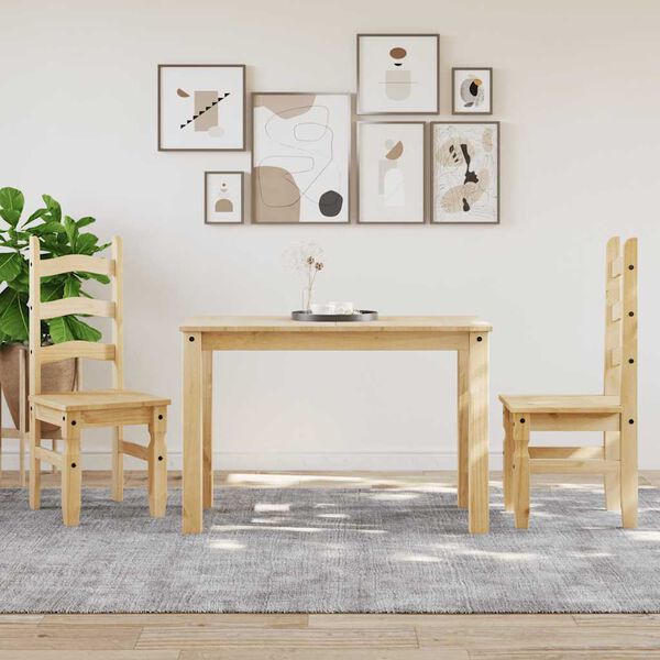 vidaXL Esstisch PANAMA 112x60x75 cm Massivholz Kiefer