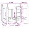 vidaXL Etagenbett f&uuml;r Kinder Ger&auml;ucherte Eiche 80 x 160 cm