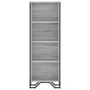 vidaXL B&uuml;cherregal Grau Sonoma 50x31x137,5 cm Holzwerkstoff