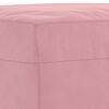 vidaXL 4-tlg. Sofagarnitur mit Kissen Rosa Samt