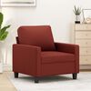 vidaXL Sessel Weinrot 60 cm Kunstleder