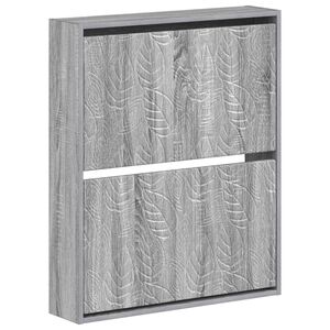 vidaXL Wandmontierter Schuhschrank DELFT 71 x 17 x 86 cm Holzwerkstoff