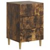 vidaXL Nachttisch R&auml;uchereiche 43 x 41 x 66,5 cm Holzwerkstoff