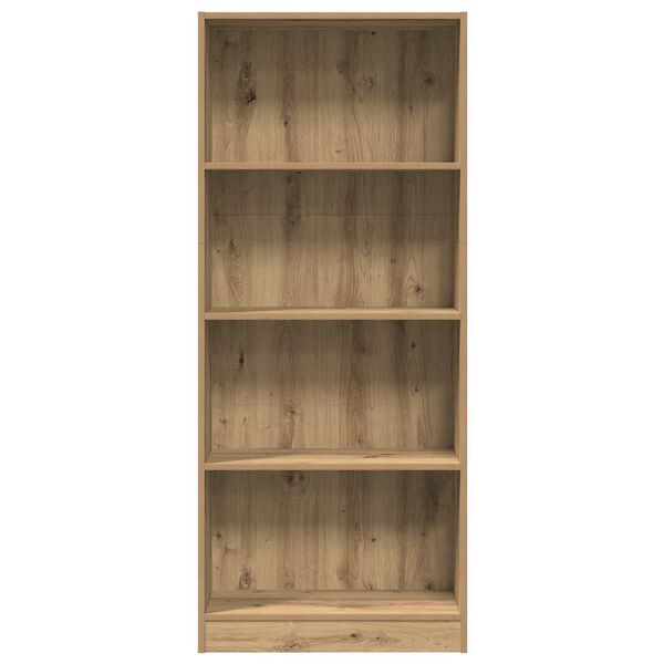 vidaXL B&uuml;cherregal Artisan-Eiche 60x24x143 cm Holzwerkstoff