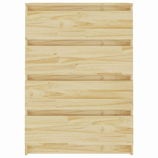 vidaXL Beistellschrank 60x36x84 cm Massivholz Kiefer