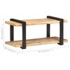 vidaXL TV-Schrank 90x40x40 cm Raues Mangoholz