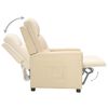 vidaXL Aufstehsessel Creme Stoff