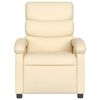 vidaXL Relaxsessel Creme Stoff