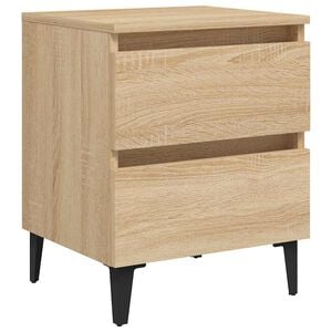 vidaXL Nachttisch Sonoma-Eiche 40x35x50 cm Holzwerkstoff