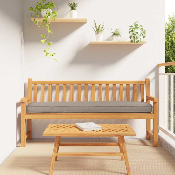 vidaXL Palettenkissen Taupe 180 x 40 x 8 cm Oxford-Stoff