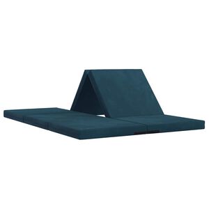 vidaXL Klappsofa Bett 140 x 67 x 45 cm Blau
