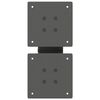 vidaXL Couchtischbeine X-Form 2 Stk. Anthrazit 30x(30-31) cm Stahl