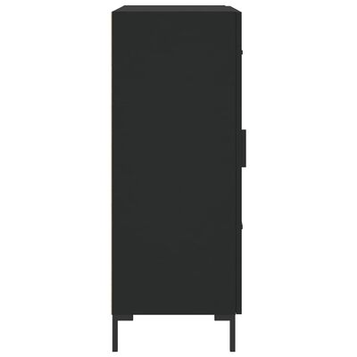 vidaXL Sideboard Schwarz 69,5x34x90 cm Holzwerkstoff