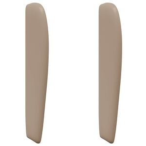 vidaXL Kopfteil Ohr Braun 80 x 23 x 6 cm PVC