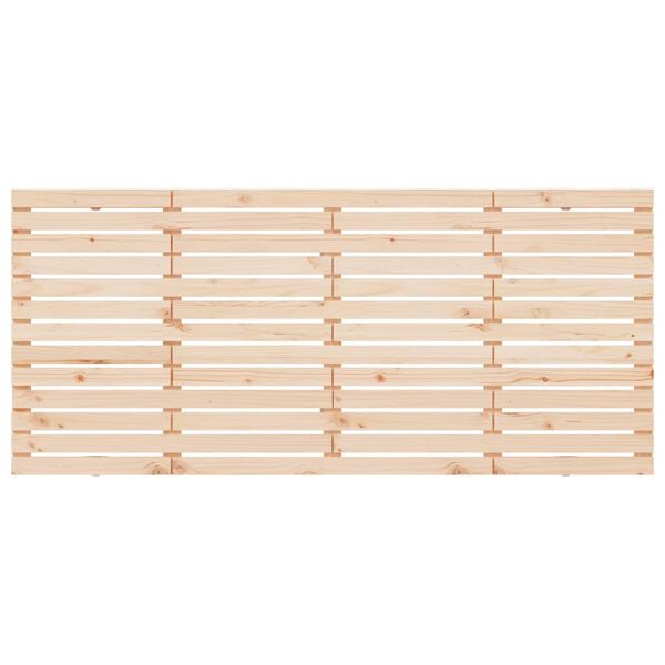 vidaXL Wand-Kopfteil 206x3x91,5 cm Massivholz Kiefer