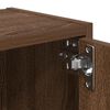 vidaXL B&uuml;cherregal Braun Eichen-Optik 40x24x52 cm Holzwerkstoff