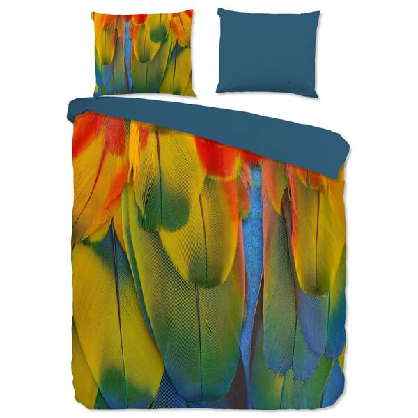 Pure Bettw&auml;sche-Set RAINBOW FEATHERS 140x200/220 cm