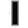 vidaXL Teppichl&auml;ufer BCF Schwarz mit Motiv 60x250 cm