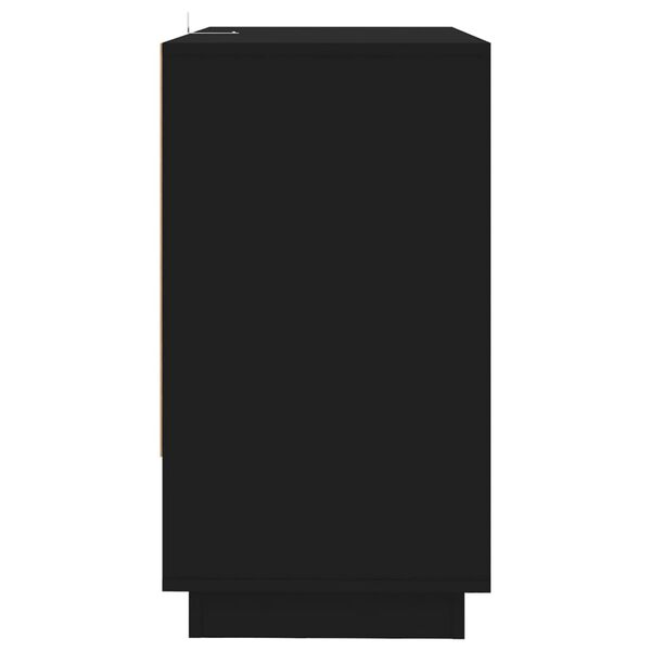 vidaXL Sideboard Schwarz 70x41x75 cm Holzwerkstoff