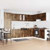 vidaXL Waschbecken-Unterschrank mit T&uuml;r Porto Braun 80 x 46 x 81.5 cm