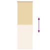 vidaXL Verdunkelungsrollo Beige 45x130cm Stoffbreite 40,7 cm Polyester