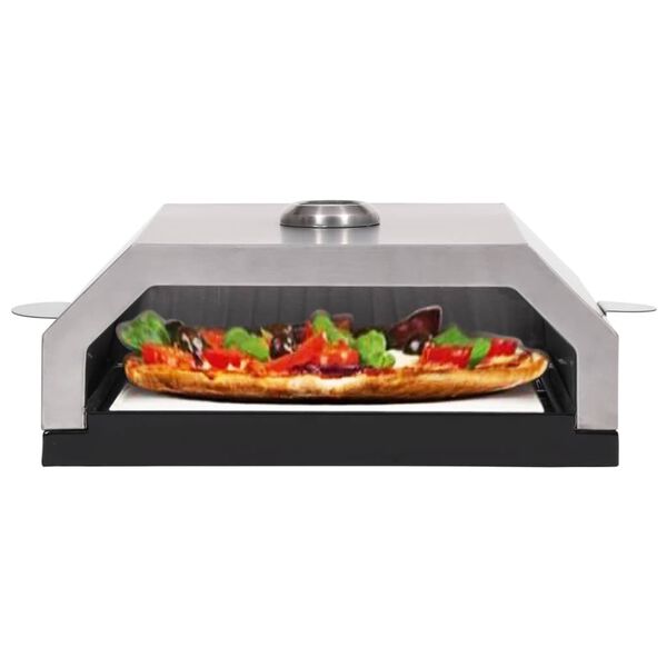 vidaXL Pizzaofen mit Keramikstein f&uuml;r Gas-Kohlegrill