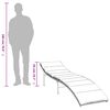 vidaXL Sonnenliegen 2 Stk. mit Tisch Braun Poly Rattan