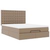 vidaXL Ottoman-Bett mit Matratze & LEDs 140x200cm Kunstleder