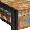 vidaXL Konsolentisch mit Regal Mehrfarbig Massives upgecyceltes Holz